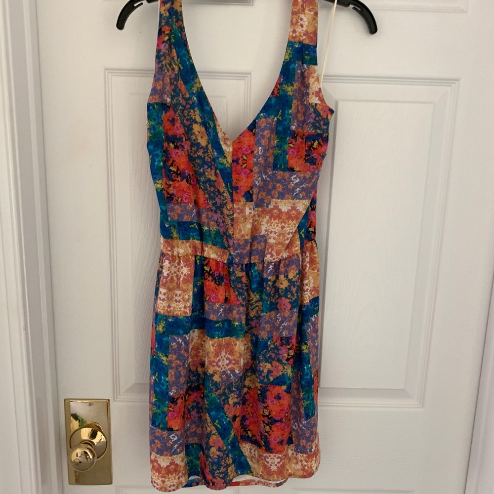 Aqua halter dress